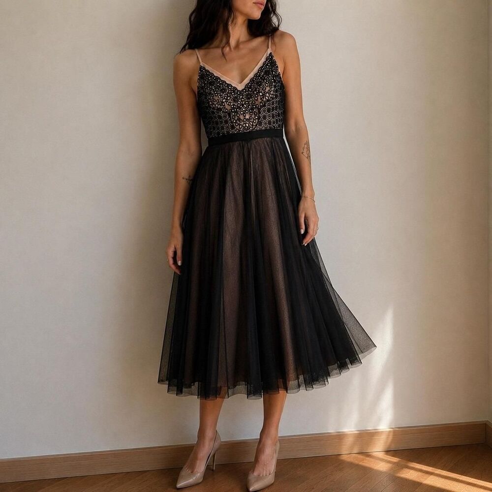 Bcbgmaxazria Women's Black Dress